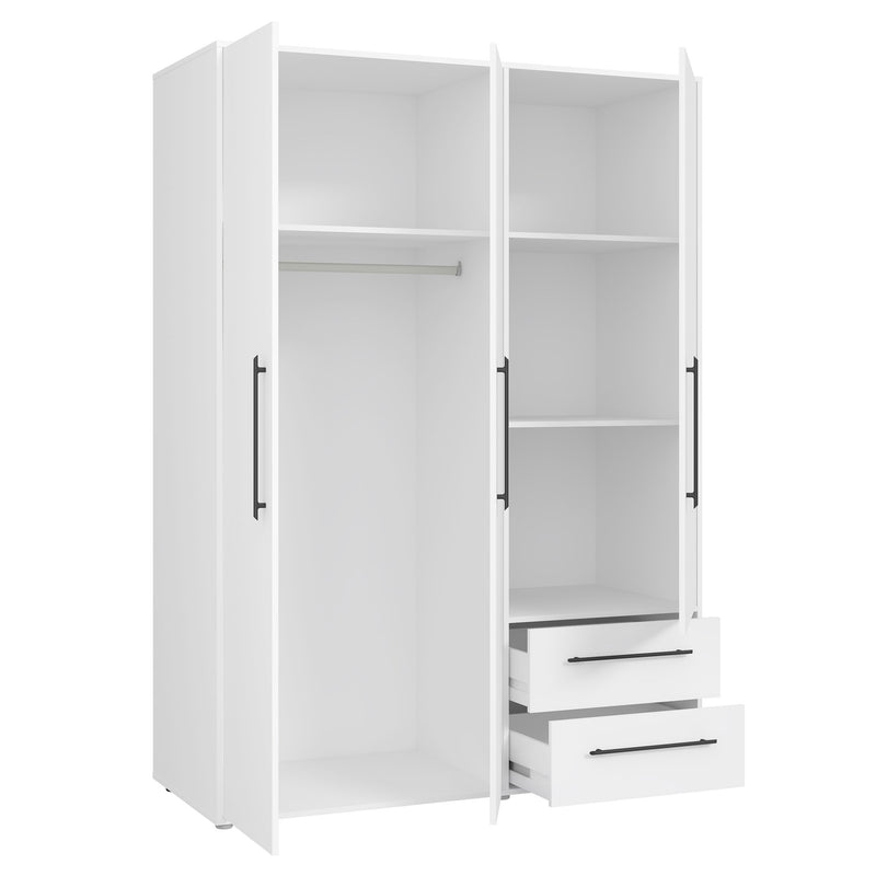 NATE Dulap 3 uși, 2 sertare