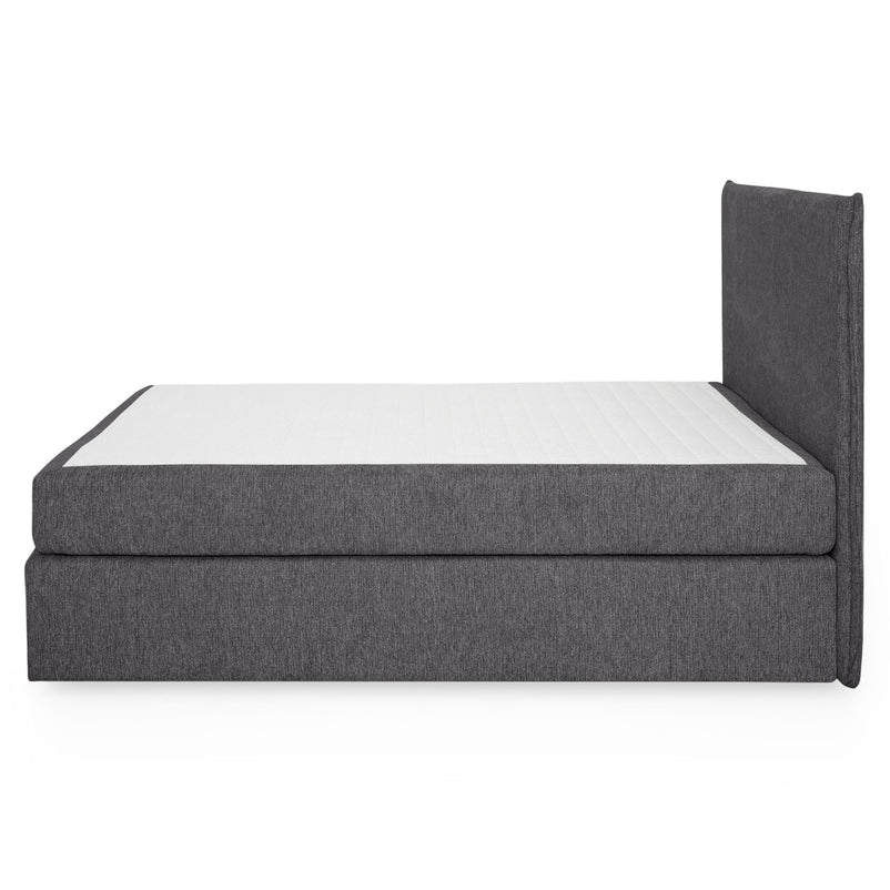 CARLINI Pat tapițat boxspring, 160x200cm, saltea inclusă