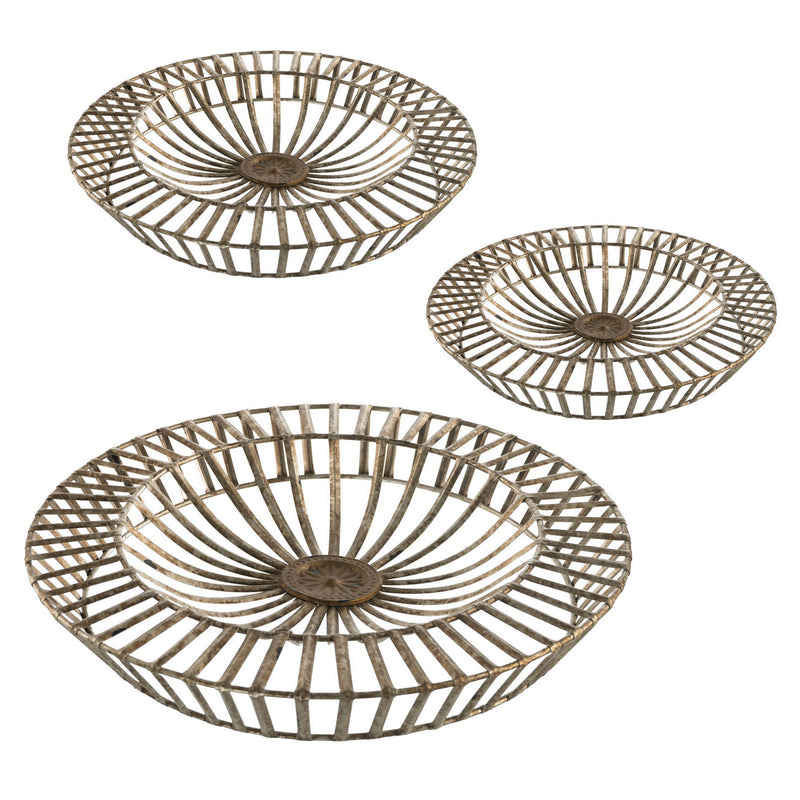 MEDALLION Set 3 decorațiuni perete