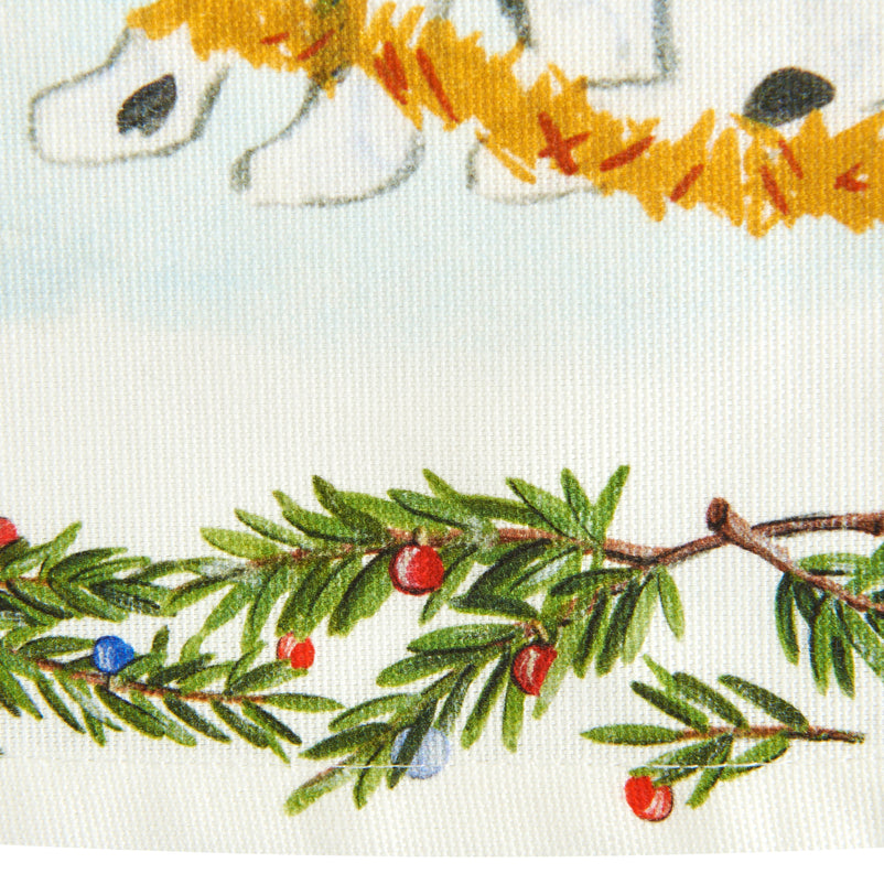 JINGLE WOOF Față de masă, D.170cm