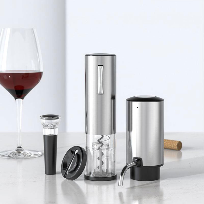 WINE Set tirbușon electric cu accesorii