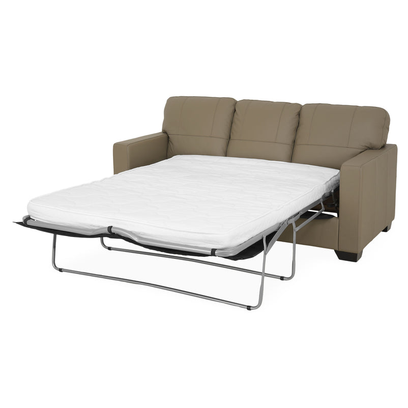 ASWAN Canapea extensibilă, 3 locuri, piele