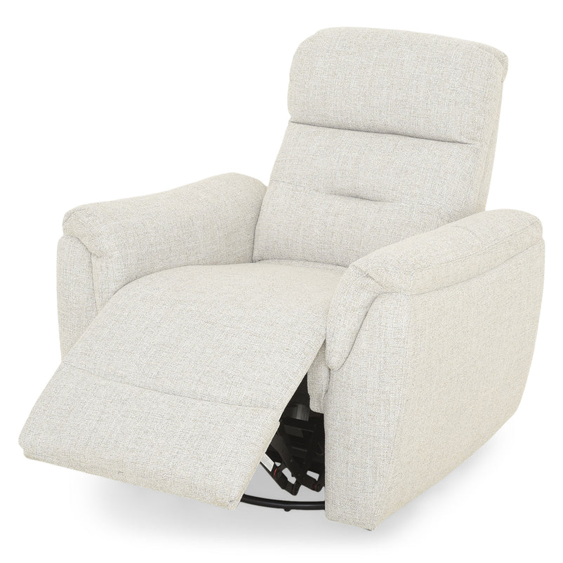 ROSELAND Fotoliu rotativ cu recliner electric și balans, stofă