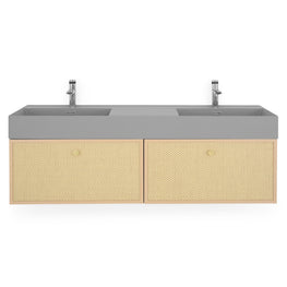 HEXIS Set mobilier baie, mască lavoar, lavoar