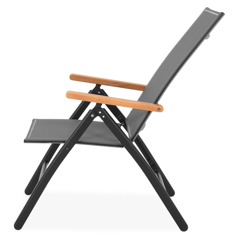 EASY Scaun cu spătar reglabil și pliabil exterior