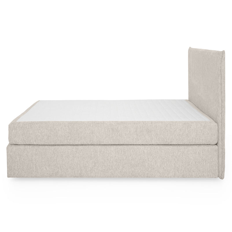 CARLINI Pat tapițat boxspring, 160x200cm, saltea inclusă