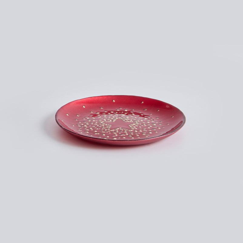 SPARK Farfurie desert, sticlă, D.16cm