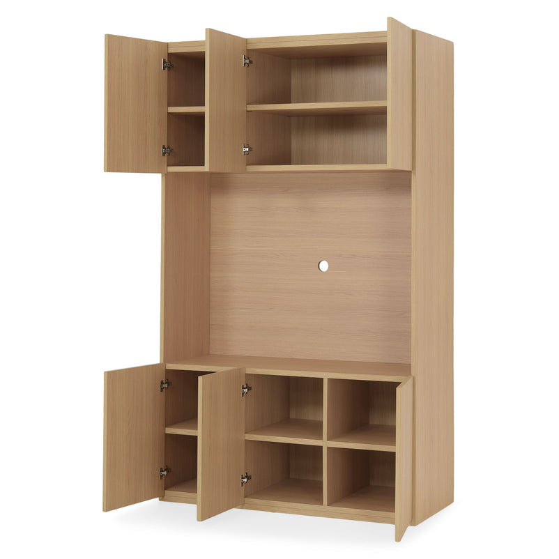 COMPACT Dulap 6 uși cu spațiu TV