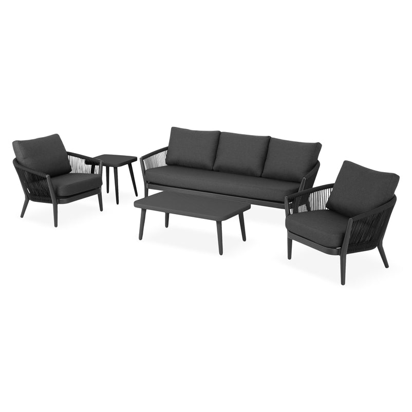 ORSO Set mobilier terasă/grădină, 2 fotolii, canapea și 2 măsuțe