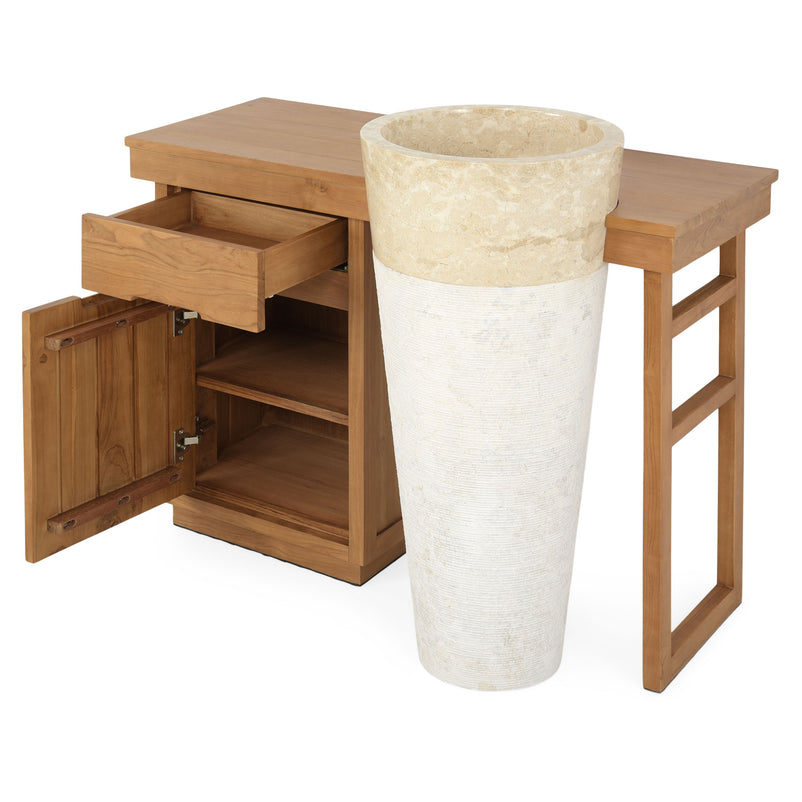 INTEGRALE Set mobilier baie, mască lavoar și lavoar