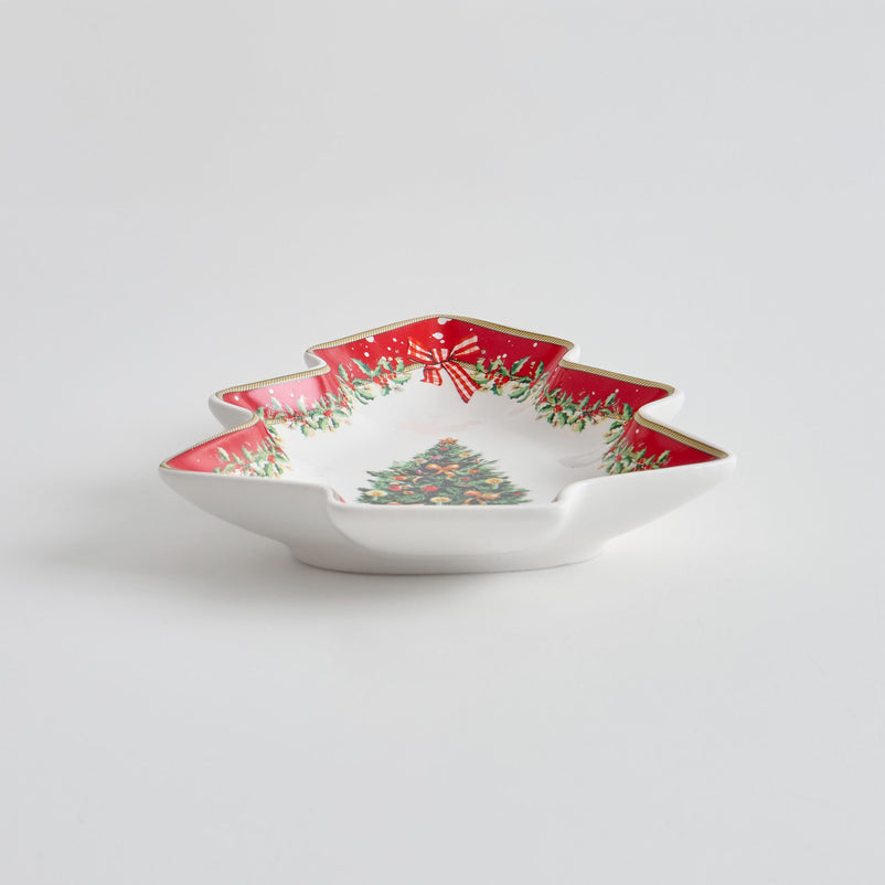 MAGIC CHRISTMAS Platou servire, porțelan, L.19cm
