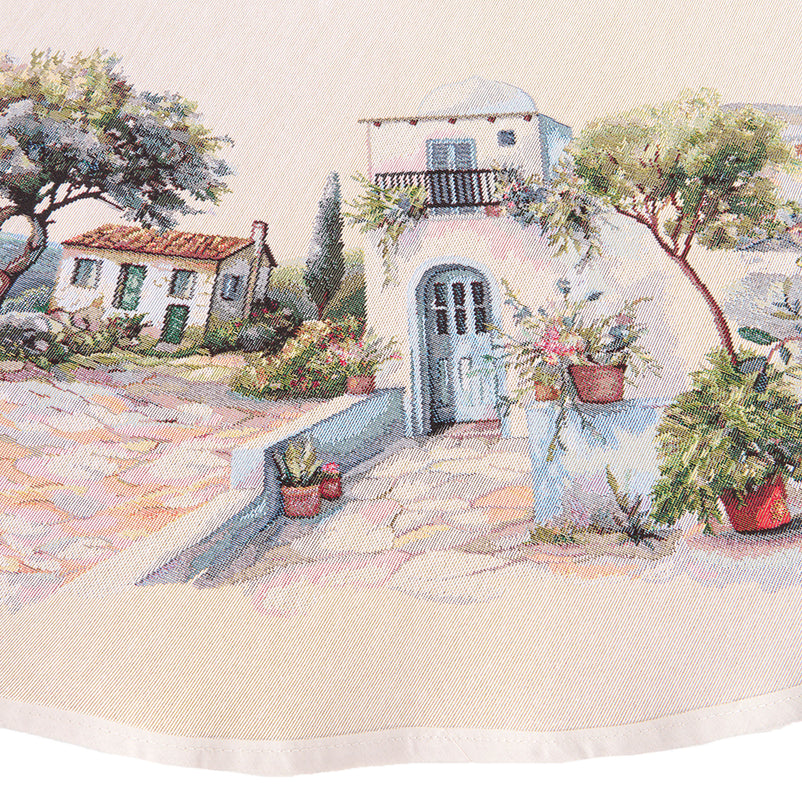MEDITERRANEAN VILLAGE Față de masă, D.165cm