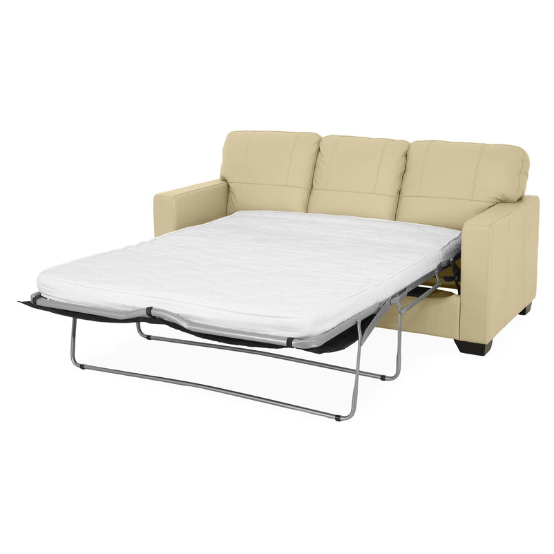 ASWAN Canapea extensibilă, 3 locuri, piele