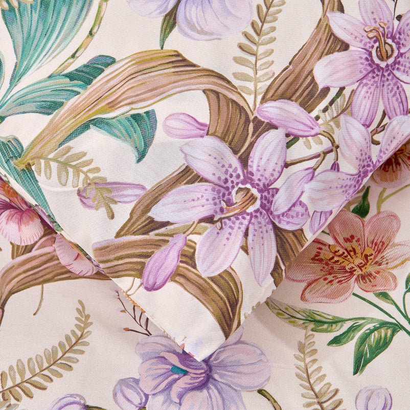 SUNLURIFLOR Set așternut 4 piese, 200x220cm