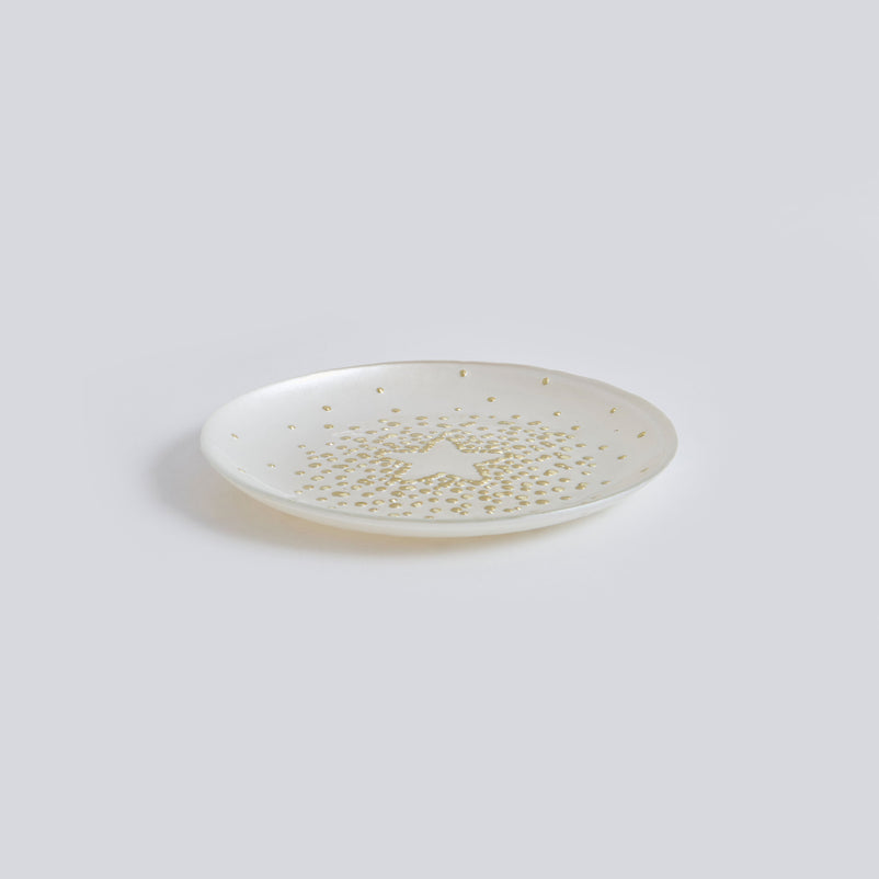 SPARK Farfurie desert, sticlă, D.16cm