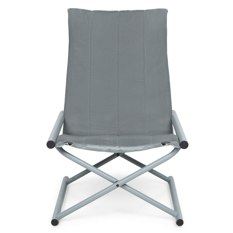 TELAVI Set mobilier terasă/grădină, fotoliu și taburet