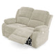 ALMATY Canapea 2 locuri, 2 reclinere electrice, stofă