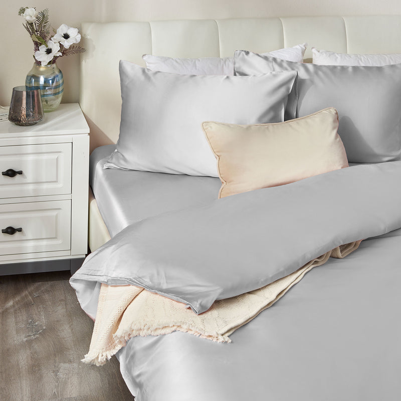 SILKY SATEEN Set așternut 4 piese, 200x220cm