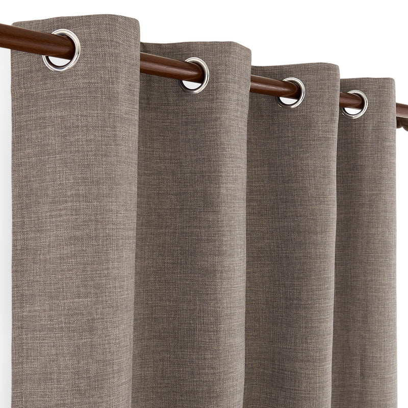 OMBRE Draperie cu inele metalice, 140x260cm