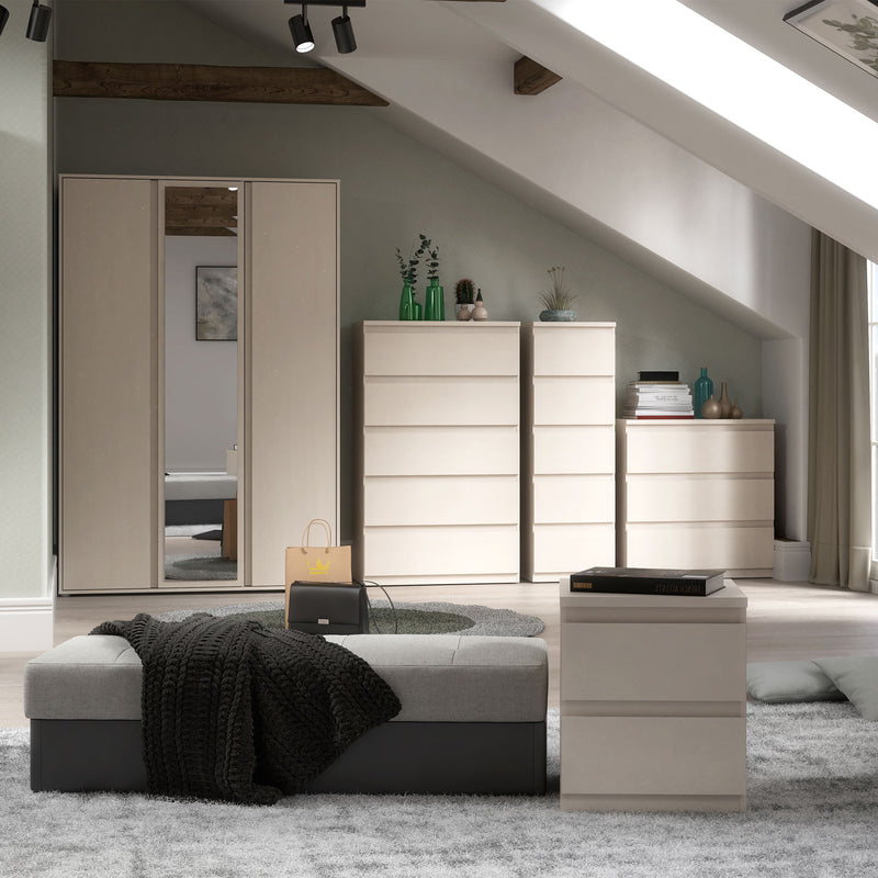 KASPAR Comodă 5 sertare