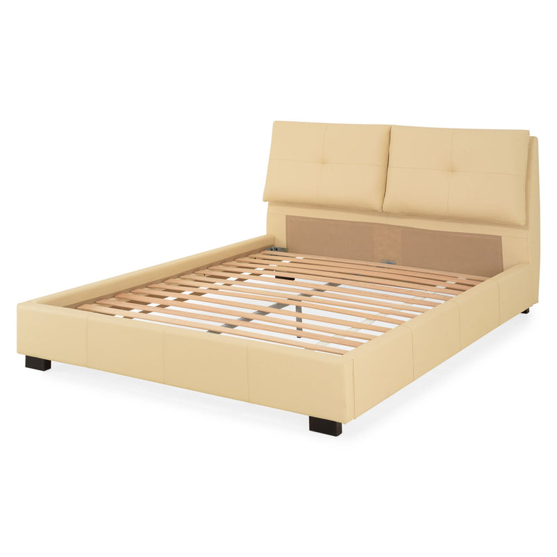 GRANT Pat tapițat, 160x200cm, somieră inclusă - Articol resigilat