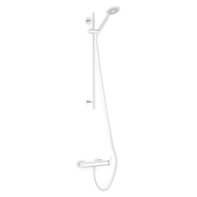 SEAWAVE Baterie duș cu furtun, cap duș și bară perete incluse