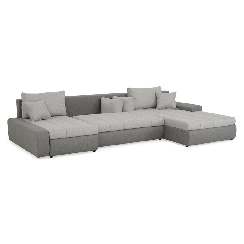 AURA Ansamblu colț extensibil stânga/dreapta, stofă