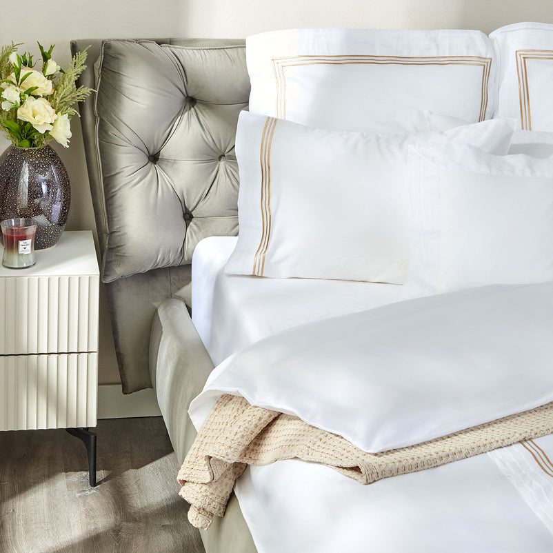 VOILE PLEATS Set așternut 7 piese, 220x240cm