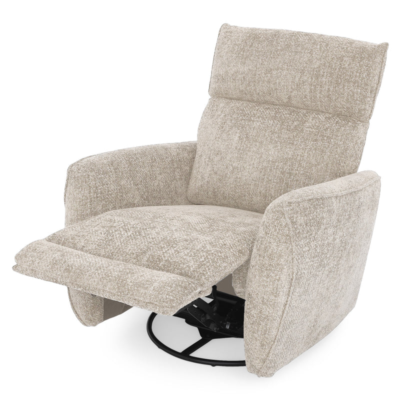 KERSEY Fotoliu rotativ, recliner manual, stofă