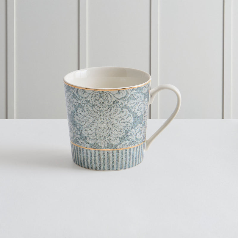 DAMASK Set 2 căni, porțelan, 360ml