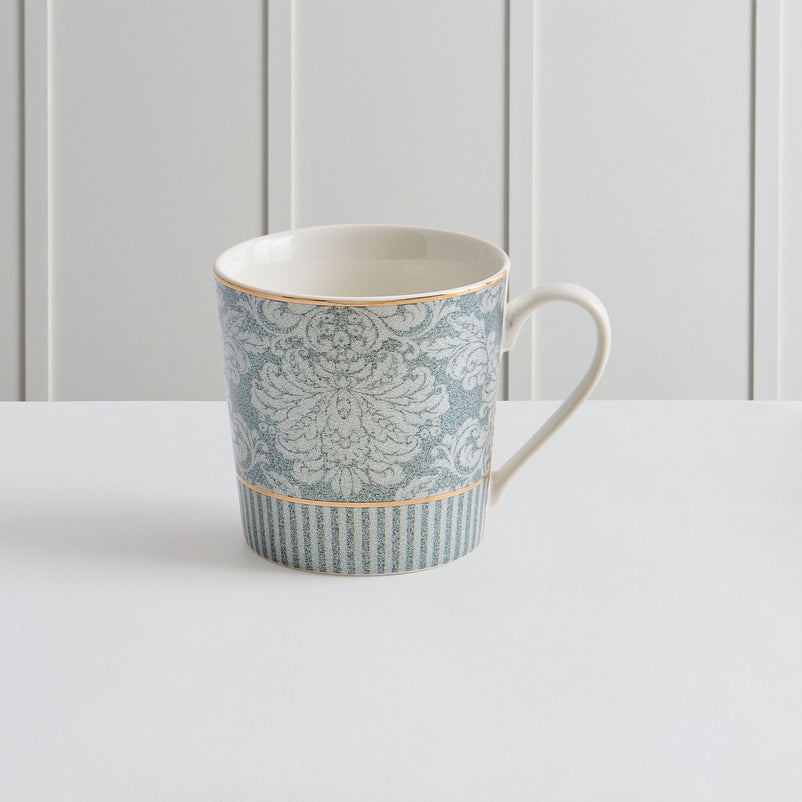 DAMASK Set 2 căni, porțelan, 360ml