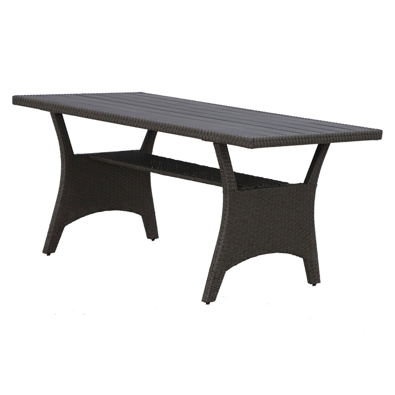 BAXTER Set mobilier terasă/grădină, colțar și masă