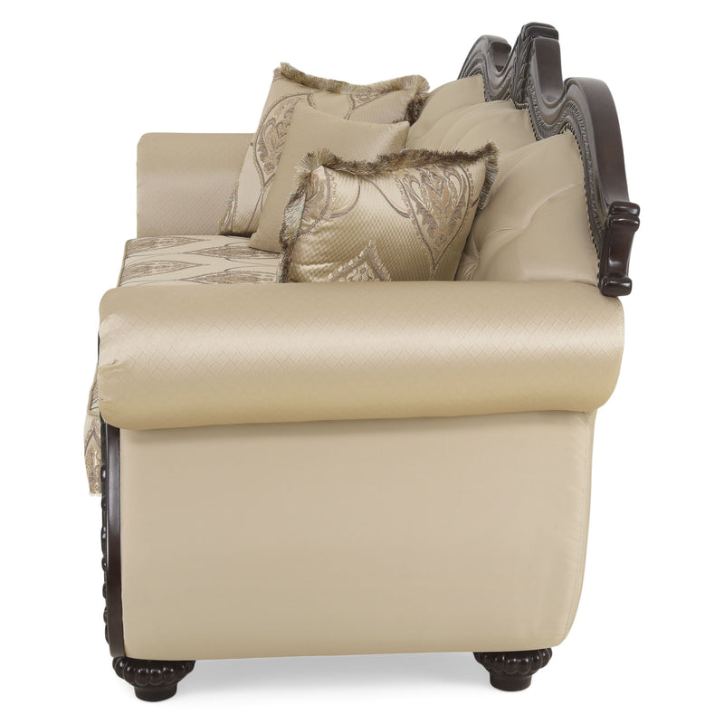 WINDSOR Canapea 3 locuri, 5 perne decorative incluse, stofă