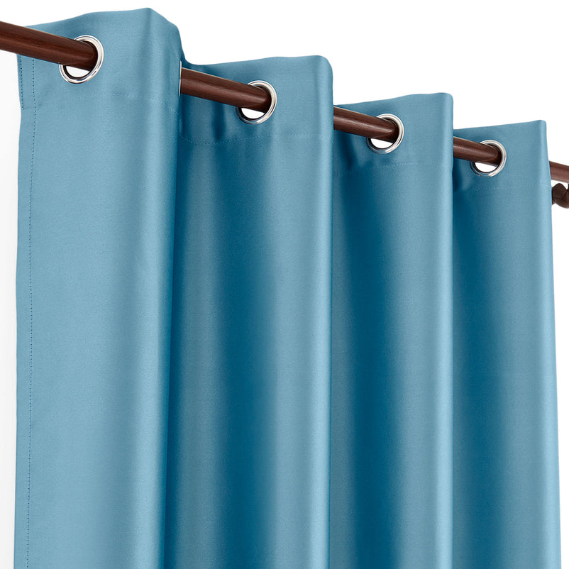 WELLS Draperie cu inele metalice, 140x260cm