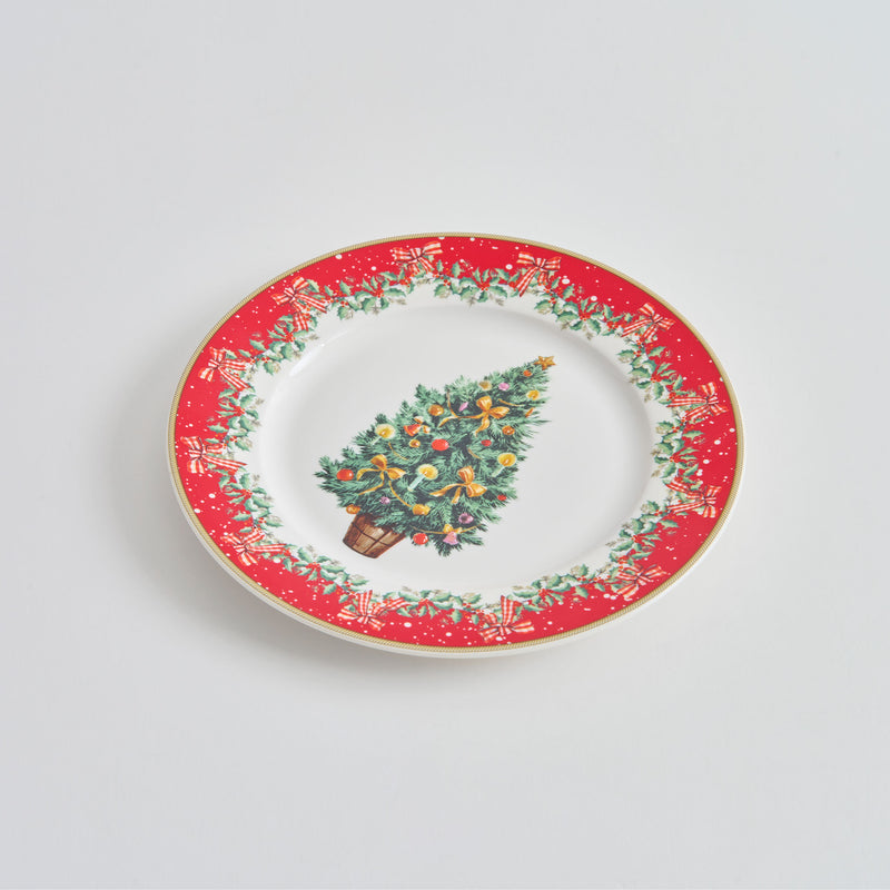 MAGIC CHRISTMAS Set 4 farfurii desert, porțelan, D.19cm