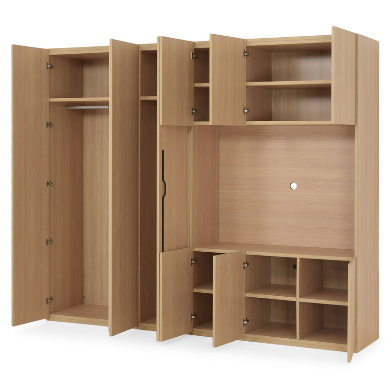 COMPACT Dressing 9 uși, spațiu TV