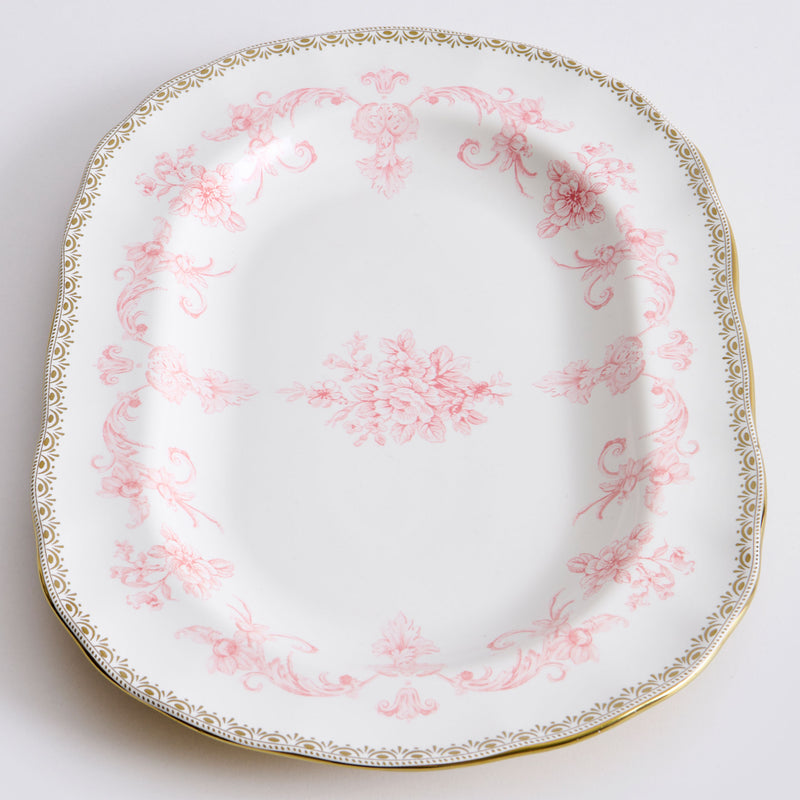 GENEVIEVE Platou servire, porțelan, L.35cm