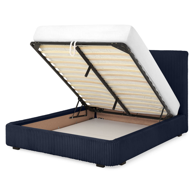 MARYANNE Pat tapițat, 160x200cm, ladă depozitare inclusă