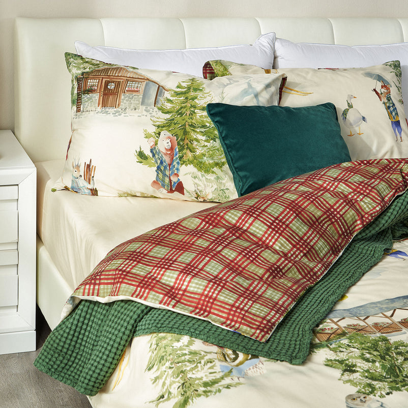 FUNES Set așternut 4 piese, 200x220cm