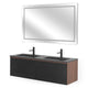 EDEN/RADIANCE Set mobilier baie, mască lavoar, lavoar, oglindă LED