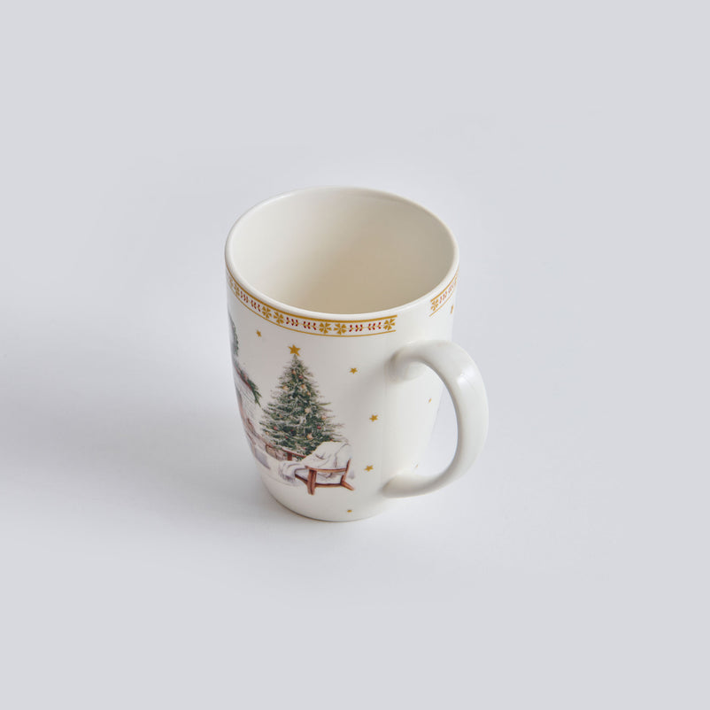 CHALET Set 2 căni, porțelan, 350ml