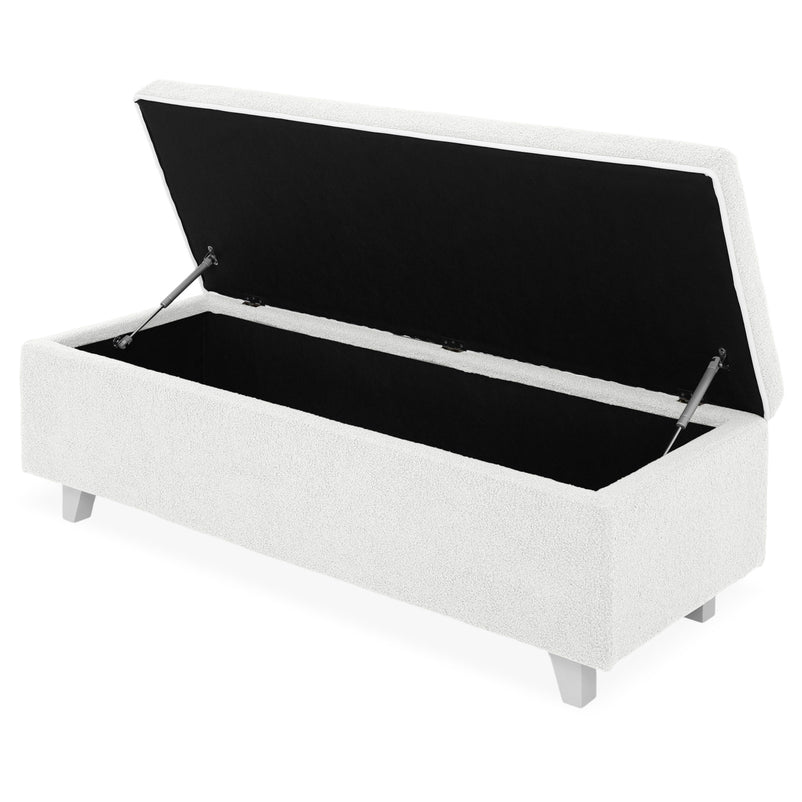 KOLLE Banchetă, ladă depozitare inclusă, stofă