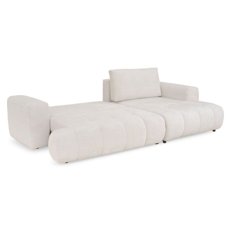 LAZIO Colțar extensibil, șezlong dreapta, stofă