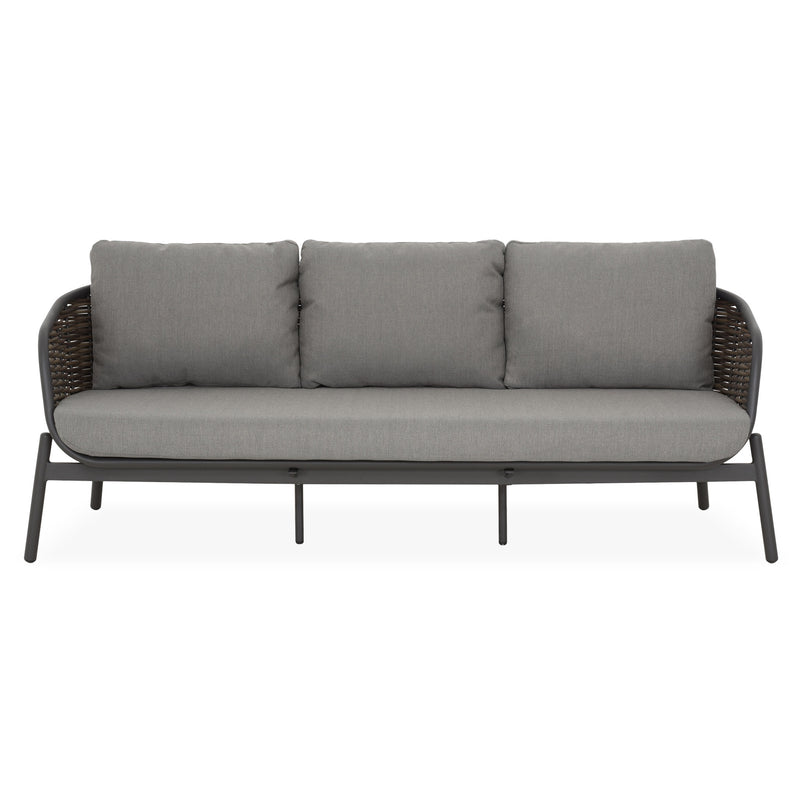 BARI/FERMO Set mobilier terasă/grădină, canapea, 2 fotolii și măsuță