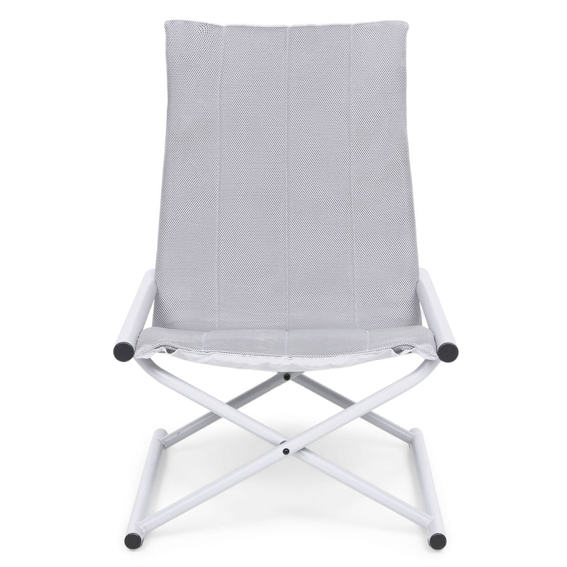 TELAVI Set mobilier terasă/grădină, fotoliu și taburet