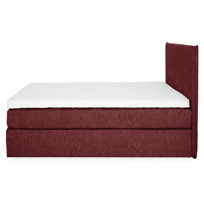 CARLINI Pat tapițat 160x200 cm, saltea și topper incluse