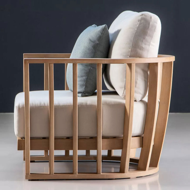 WOODLAND Set mobilier terasă/grădină, 2 fotolii, canapea și măsuță