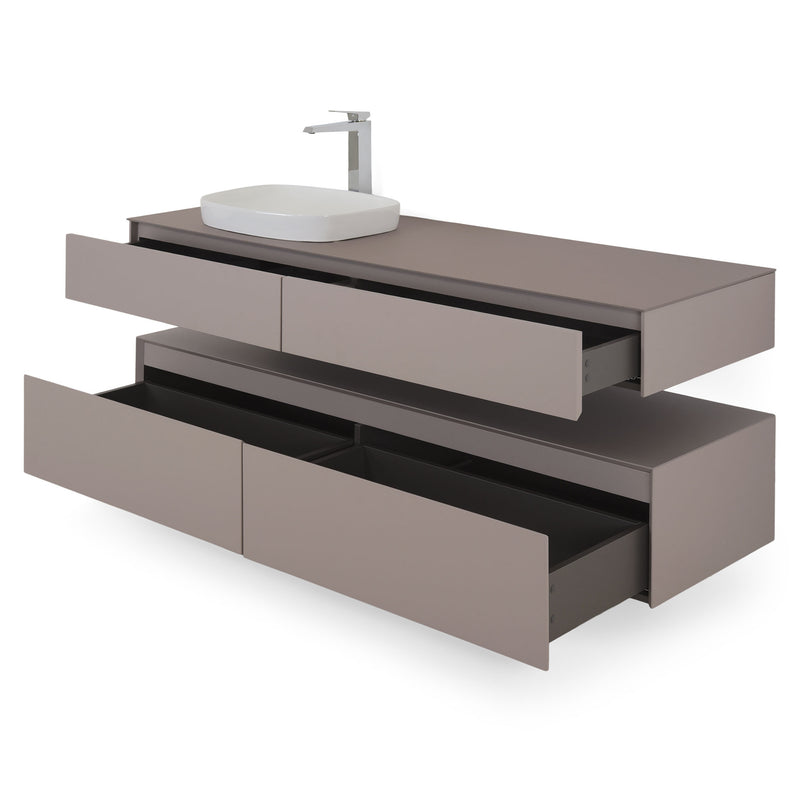 LODI Set mobilier baie, mască lavoar, lavoar, top
