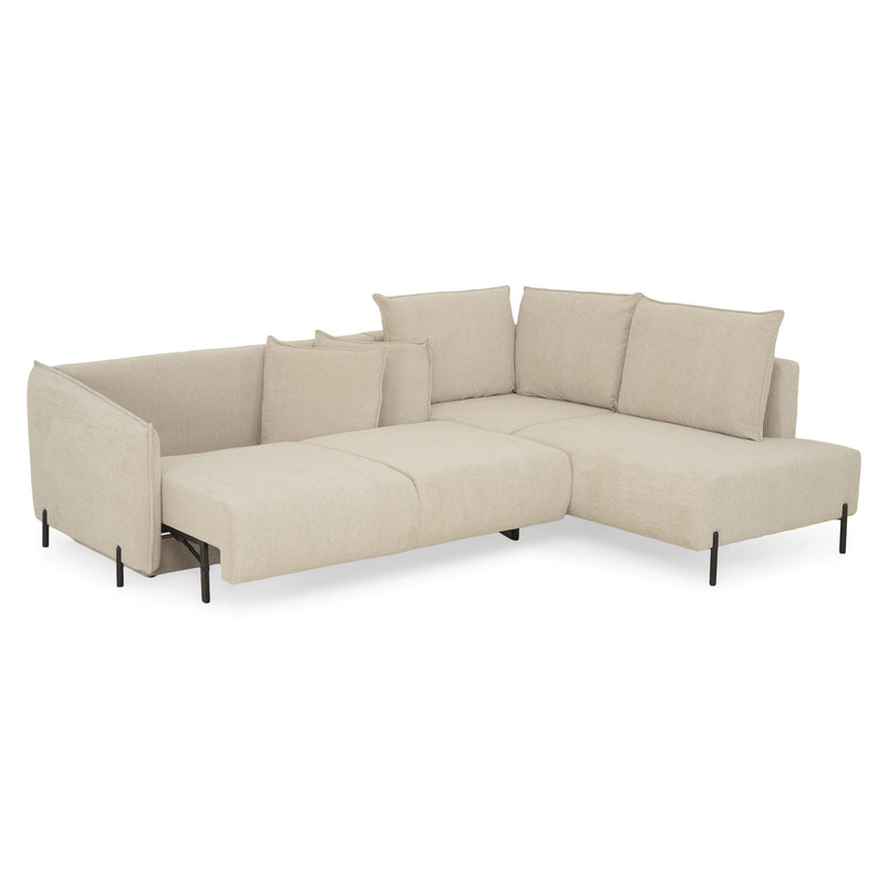 GRIGNY Colțar extensibil, șezlong stânga, ladă depozitare, stofă