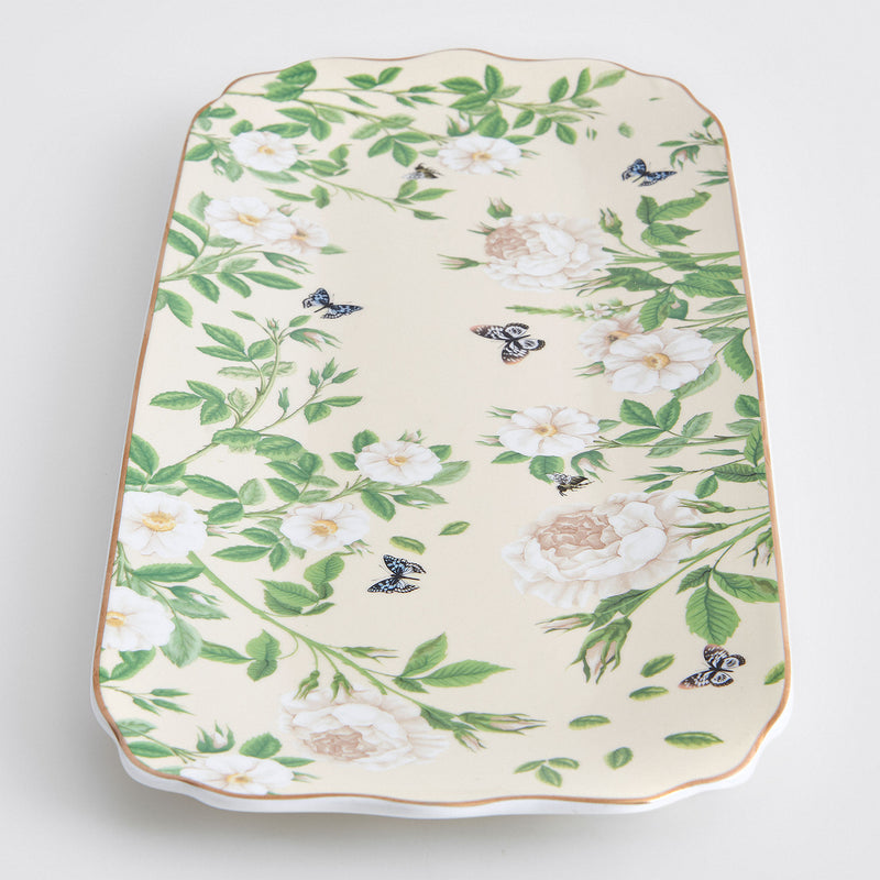 PEONY Platou servire, porțelan, L.36cm